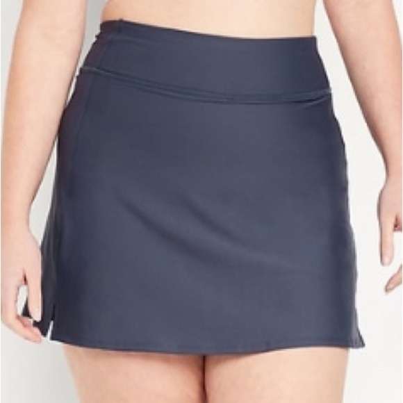 Old Navy Women’s High-Waisted PowerSoft Skort Dusk Navy Blue Size 4X (Plus) - Picture 1 of 15